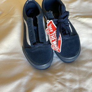 BRAND NEW VANS Toddler Size 12.0 Old Skool Navy Blue w/ White Stripe
